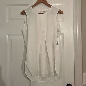 DKNYC White Blouse Size Small